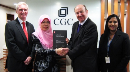 CGC recognised by ICAEW as the Authorised Training Employer