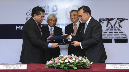 CGC Signs MoU with Banco Central de Timor-Leste