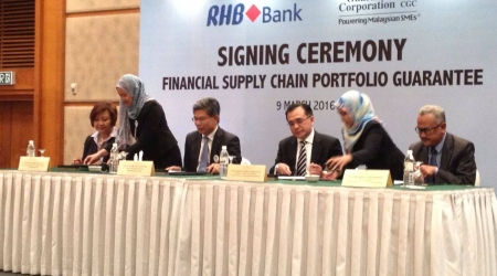 Majlis Menandatangani Perjanjian Financial Supply Chain Portfolio Guarantee (FSCPG) bersama RHB Bank Berhad