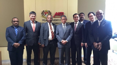 Meeting with Minister of Papua New Guinea