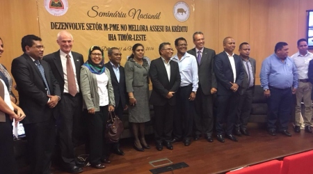 Seminar Kebangsaan Akses kepada Kredit anjuran Banco Central de Timor-Leste