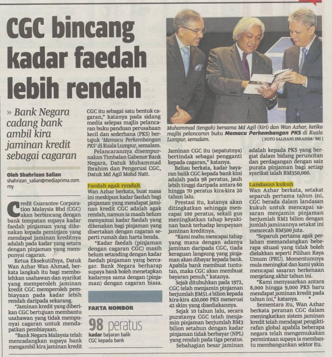 CGC bincang kadar faedah lebih rendah_BeritaHarian_220613