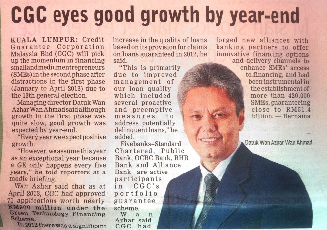 Borneo Post_08052013_CGC eyes good growth by year-end