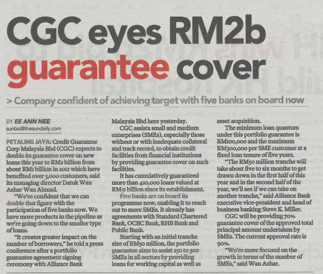 The Sun _ CGC eyes RM2b guarantee cover 140313