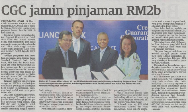 Utusan Malaysia_ CGC jamin pinjaman RM2b 140313