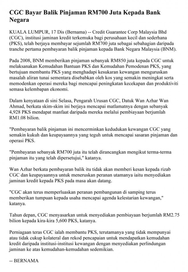 CGC-Bayar-Balik-Pinjaman-RM700-Juta-Kepada-Bank-Negara